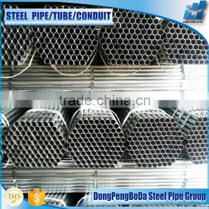 Round gi Tubes in Stock 219mm Erw Carbon Pre Galvanized Pipe thumbnail-1