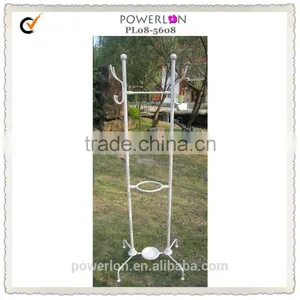 POWERLON Vintage Handmade Coat Rack Umbrella Stand Wrought Iron Home Furniture thumbnail-2