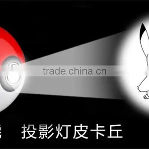 New 8000mAh Pokemon Power Charger With Projector Red and White Pokemon Go Power Bank Pokeball Power Bank With Projector thumbnail-6