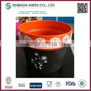 T Shape Large Ceramic Flower Pots thumbnail-1