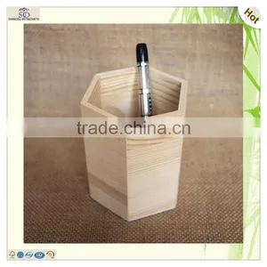 High Quality Decorative Wooden Pen Stand Holder Penholder thumbnail-2