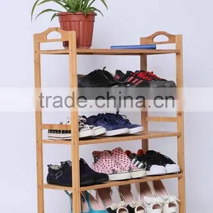 Traditional Wood Shoe Rack thumbnail-1