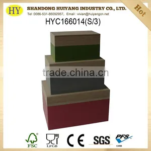 Wholesale Cheap Custom Wooden Gift Packaging Box With Removable Lid thumbnail-1