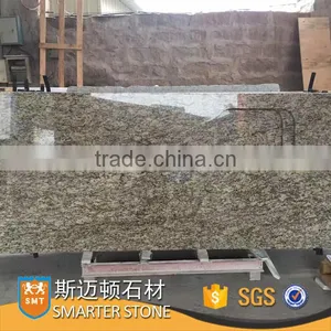 Cheap Brazil Gold Granite Kitchen Countertop Design thumbnail-1