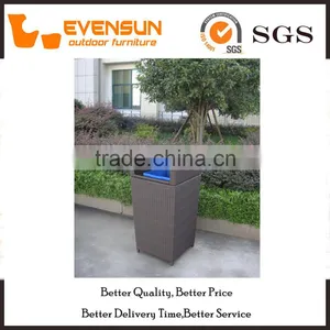 Environment Friendly Durable Rattan Dusbin Wicker Furniture thumbnail-5