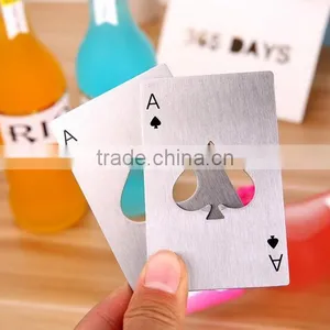 Wholesale Metal Stainless Steel Poker Shape Beer Bottle Opener thumbnail-3