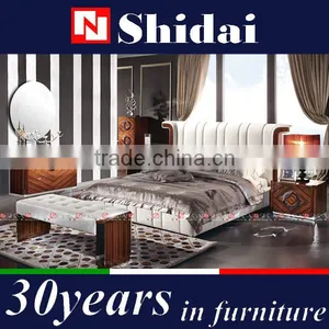 King Canopy Bedroom Sets / Indian Bedroom Sets / Bedroom Furniture Set Indian Design B9016 thumbnail-1