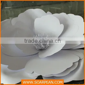 Fashion Store Decorative Pretty White Giant PVC Flower thumbnail-1