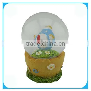 Easter Gift Resin Snow Globe Water thumbnail-1