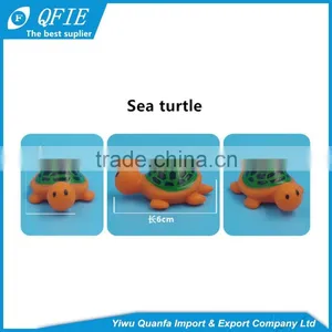 Promotional Colorful Cheap Soft Mini Lovely Animal Shape Rubber Bath Toys for Baby thumbnail-6