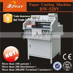 Boway 520mm Electrical Programmed A4 Paper Cutter Guillotine 500 Sheet thumbnail-1