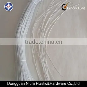 Transparent Plastic Coated Metal Wire Twist Tie thumbnail-1