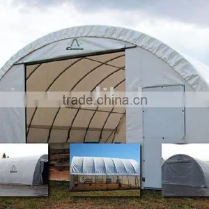 Fabric Building With Side Opening, Commercial Warehouse Storage Shelter, Garages thumbnail-1