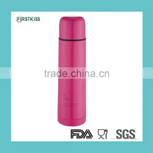 Double Wall Stainless Steel Bullet Type Vacuum Flask thumbnail-5