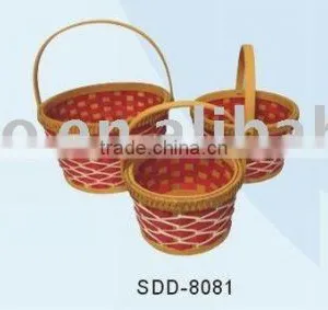 Wooden Basketry, Chipwood Packaging Basket, Picnic Basket, Best Seller Novel Design Best Quality Good Price thumbnail-1