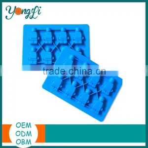 3D Freezer Safe Robot Shape Ice Mold Making Tray thumbnail-1