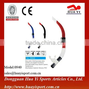 Wholesale Silicone Waterproof Full Dry Snorkel For Diving Waterproof thumbnail-2