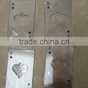 UCHOME Beer Bar Novelty Casino Poker Card Spade A Bottle Opener thumbnail-6