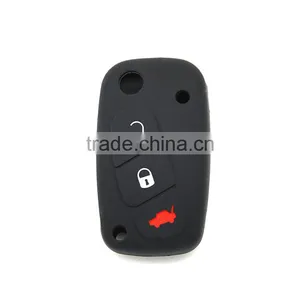 Wholesale Custom Silicone Rubber Car Key Cover Car Remote Key Case for FIAT thumbnail-1