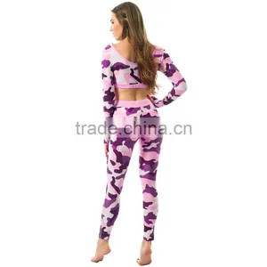 Summer Leggings Women Skinny Elastic Patchwork Camouflage Print Sporting Leggings Pants Fitness Clothing Leggings Sport Fitness thumbnail-5