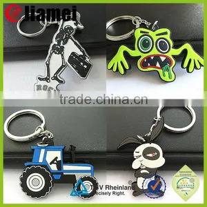 Custom 3D Soft PVC Rubber Keychain Keyring Keyholder thumbnail-2