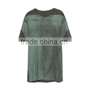 Custom t Shirt With Cheap Price 100% Cotton Breathable Fabric Big Size Mens Casual Teal t Shirts Factory Price t Shirt Wholesale thumbnail-3