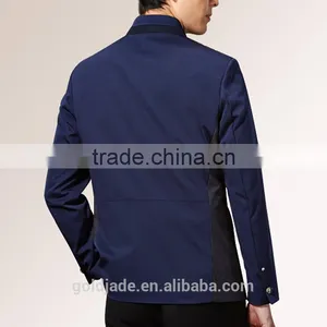 Wholesale Men Slim Fit Blazer Casual Cotton Suit Blazer Latest Men Blazer Design thumbnail-2