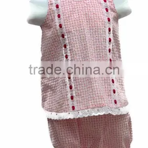 Wholesale Pink Flower Name Brand Boutique Clothing Unique Baby Names Pictures of Baby Suit for Kids Wear thumbnail-1