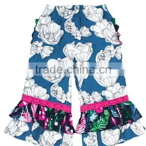 Baby Clothes 2017 Girls 12 Year Old Kids Clothing Ruffle Wholesale Printing Children Baby Fashion Trousers thumbnail-2