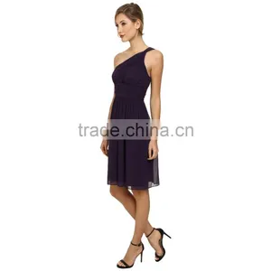 Wholesale One Shoulder Dress for Ladies thumbnail-3