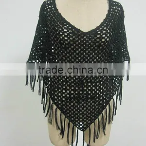 S9987 Striped Scarf Crochet Pattern for Women thumbnail-1