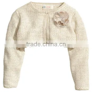 2014 Glittery Threads Mesh Applique Pattern Girls Cardigan Sweater thumbnail-1