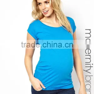 Cheap Blank Blue Maternity Clothes thumbnail-1