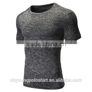 95%polyester 5%spandex Slim Fit Gym Clothing Mens Dri Fit T-shirt Running Tee Shirt Quick Dry Tshirt Onlie Shopping thumbnail-6