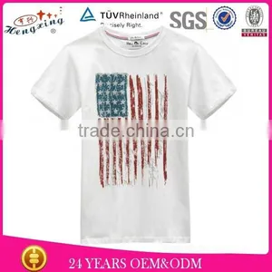 Customed Design White Sport Print t Shirt thumbnail-1