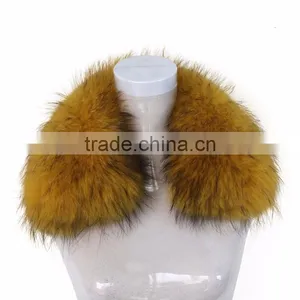 Myfur Dark Purple Raccoon Fur Collar Detachable Parka Trimmed thumbnail-4