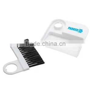 Desk Cleaning Brush & Dust Pan - Desk Cleaning Brush, 4 3/4" Dust Pan and a Hole for Hanging it All up and Comes With Your Logo thumbnail-5