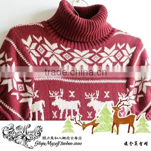 Women Tacky Ugly Christmas Sweater Dress for Party thumbnail-4