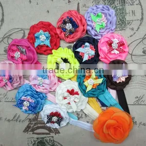 Factory Direct Polka Dot Bow Toddler Baby Flower Headband For Kids Hair Accessories thumbnail-2