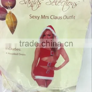 Hotsale Xmas Saxy Claus Santa's Outfit Costume for Girl thumbnail-2