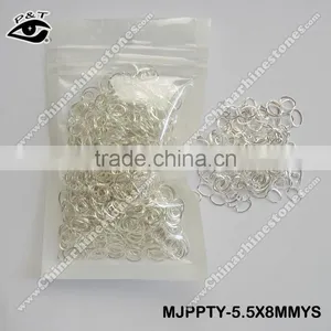 Nail Art Metal Stud 5.5x8mm Oval Silver Decorative Metal Studs for Nails thumbnail-3