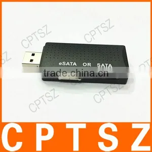 USB 2.0 TO Serial ATA SATA/eSATA Bridge Adapter For SATA Internal External Drive thumbnail-1