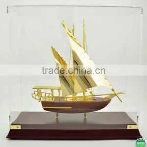 Wholesale New Design Wooden Ship Model With Company Souvenir Gift thumbnail-4