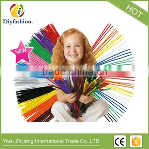 Hot Selling Double Color Chenille Stem Cure- Pipe Cleaners DIY Handicraft Creative Toys for Kids thumbnail-3