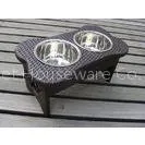 Cute Indoor Hand-Woven Pet Feeder Pet Bowl For Hotel Home Beach thumbnail-1