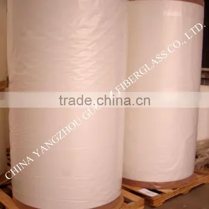 Plastic Flooring and Wall Covering Fiberglass Floor/Carpet Tiles Tissue thumbnail-3