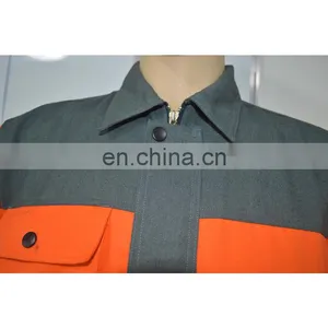 Manufacturer Direct Two Pieces Uniforms Construction Workwear With Reflective Tapes thumbnail-5