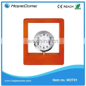 (W2701) Quartz Seiko Fashion Wooden Clock Photo Frames Images Imagechef thumbnail-1