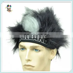 Patriotic Colors Team Sports Fan Cheap Party Synthetic Wigs With Headband HPC-0031 thumbnail-4