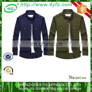Wholesale Top Quality Fashionable Men Dress Shirt for White Collar thumbnail-1
